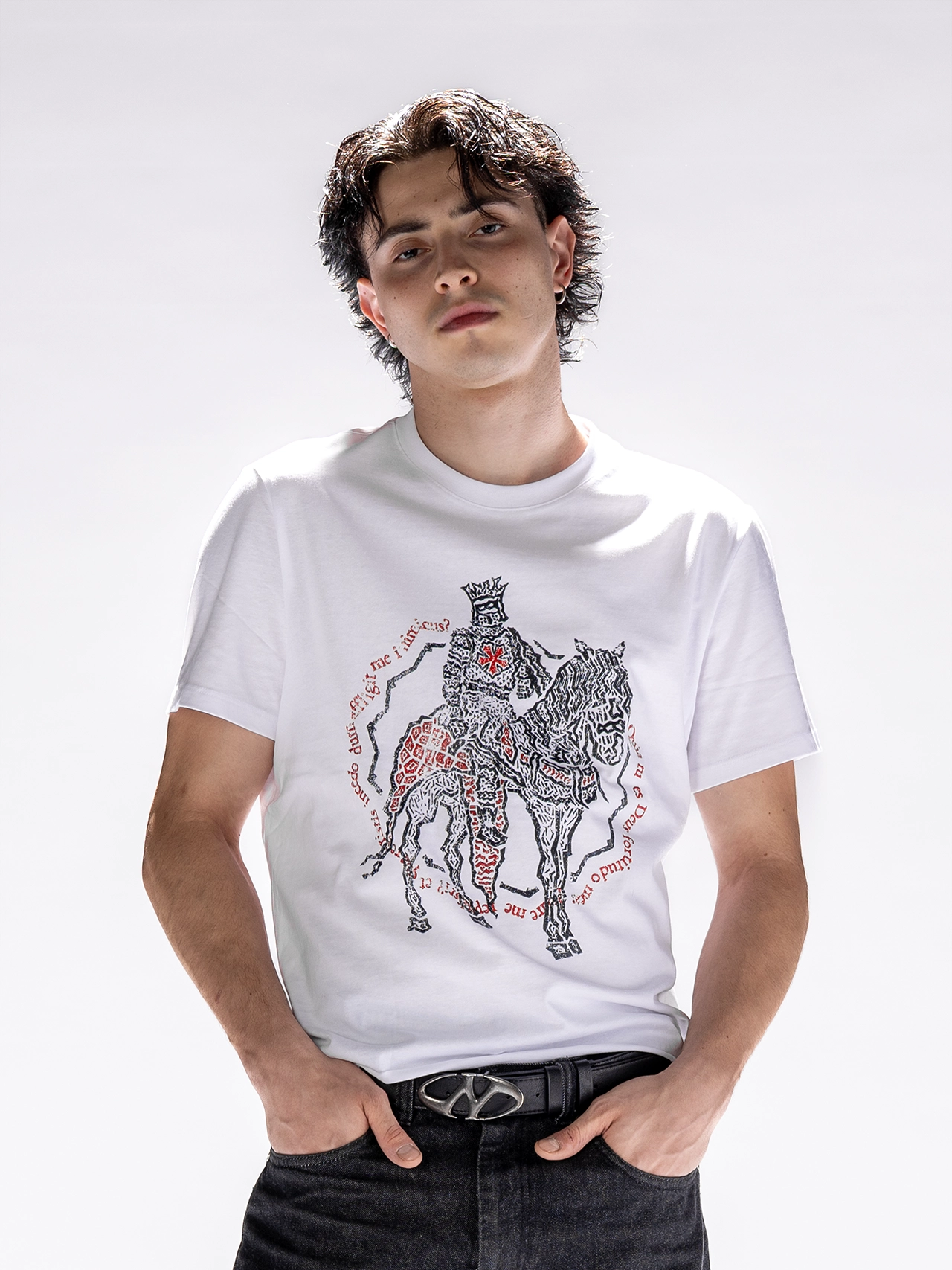 LVTK KNIGHT WHITE TEE